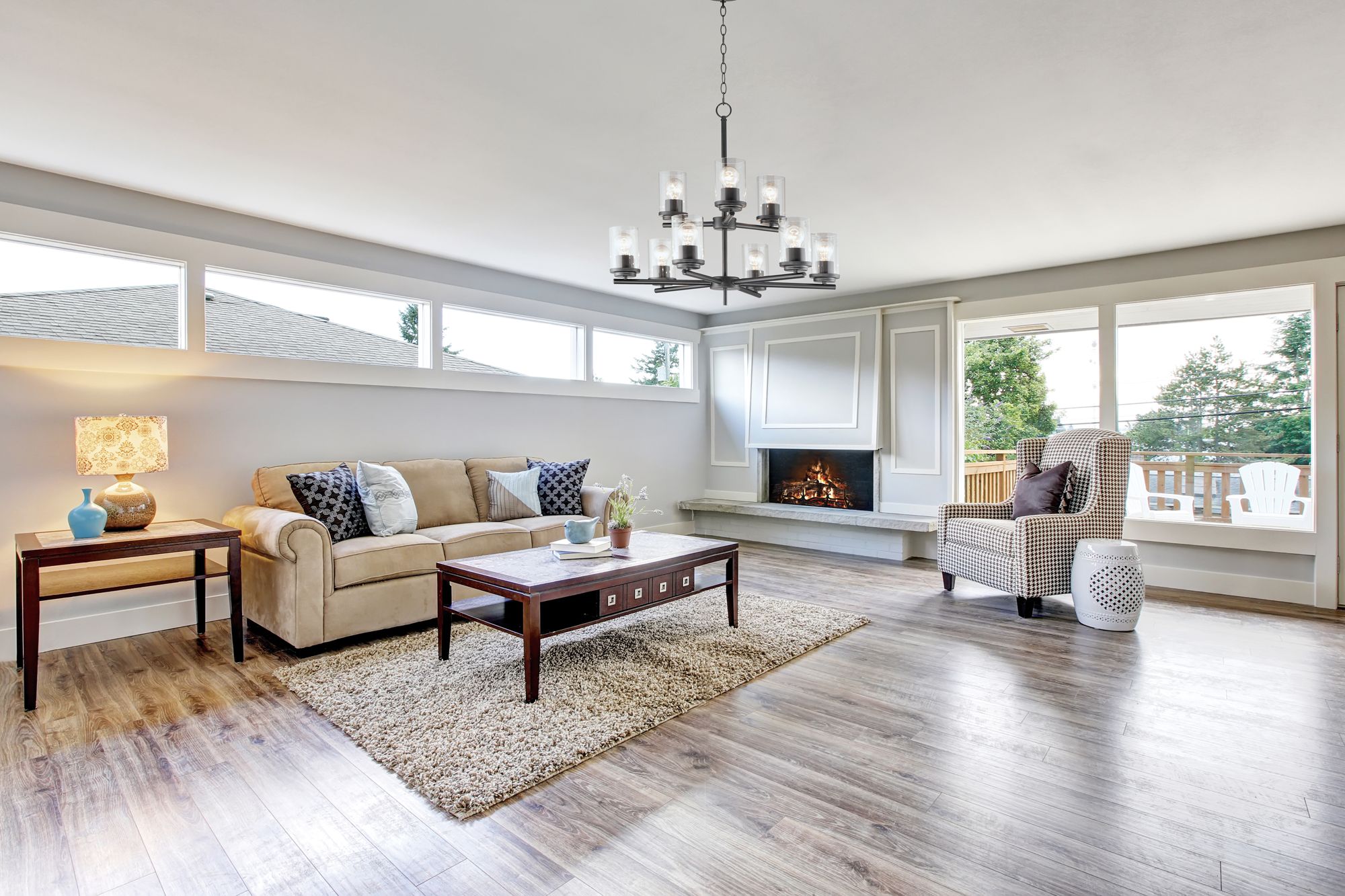 Image 5 Corona 9-Light Chandelier - Black more views