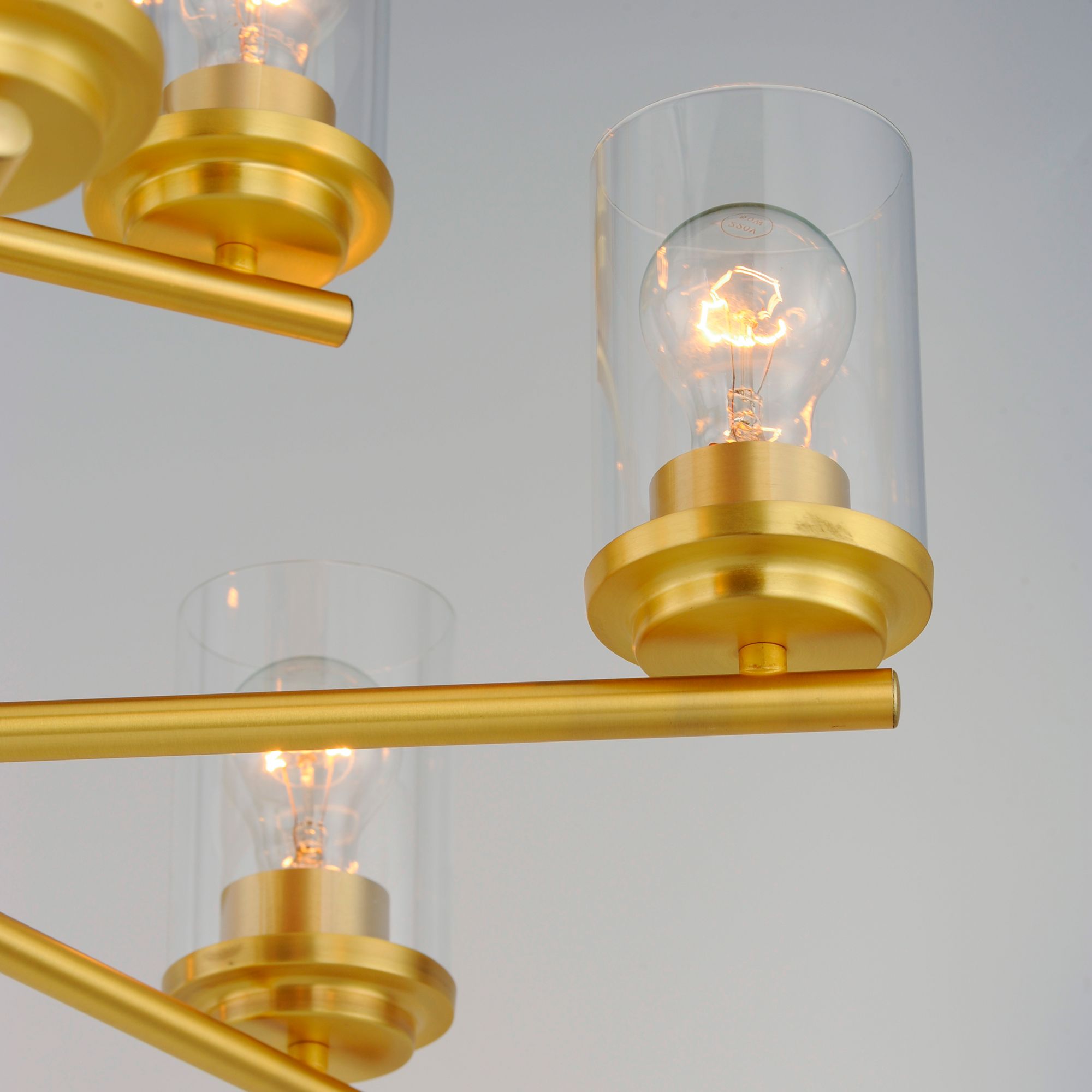 Image 3 Corona 9-Light Chandelier - Satin Brass more views