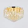 Thumbnail1 of Corona 9 Lt Gold Flush Mount Clear