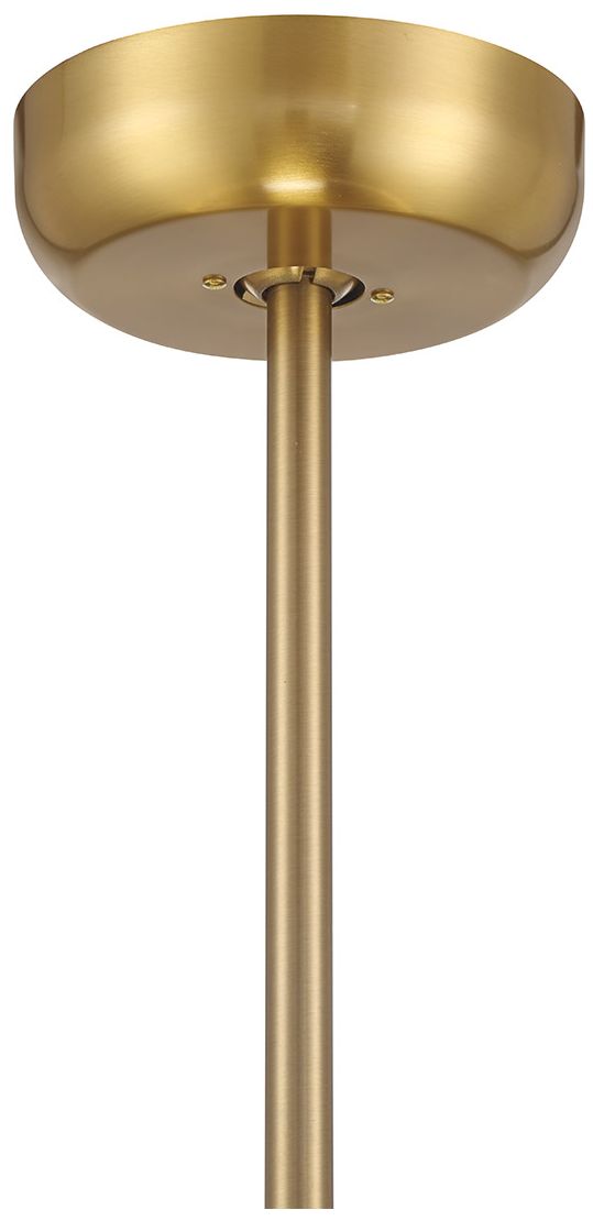 Image 6 Corona LED Fan D'Lier in Warm Brass (Fandelier) more views