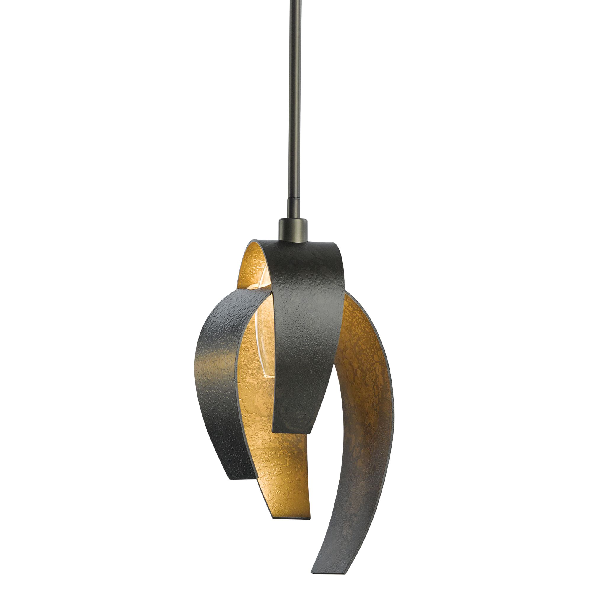 Corona Mini Pendant Smoke Glass w/Frosted Diffuser Made to Order