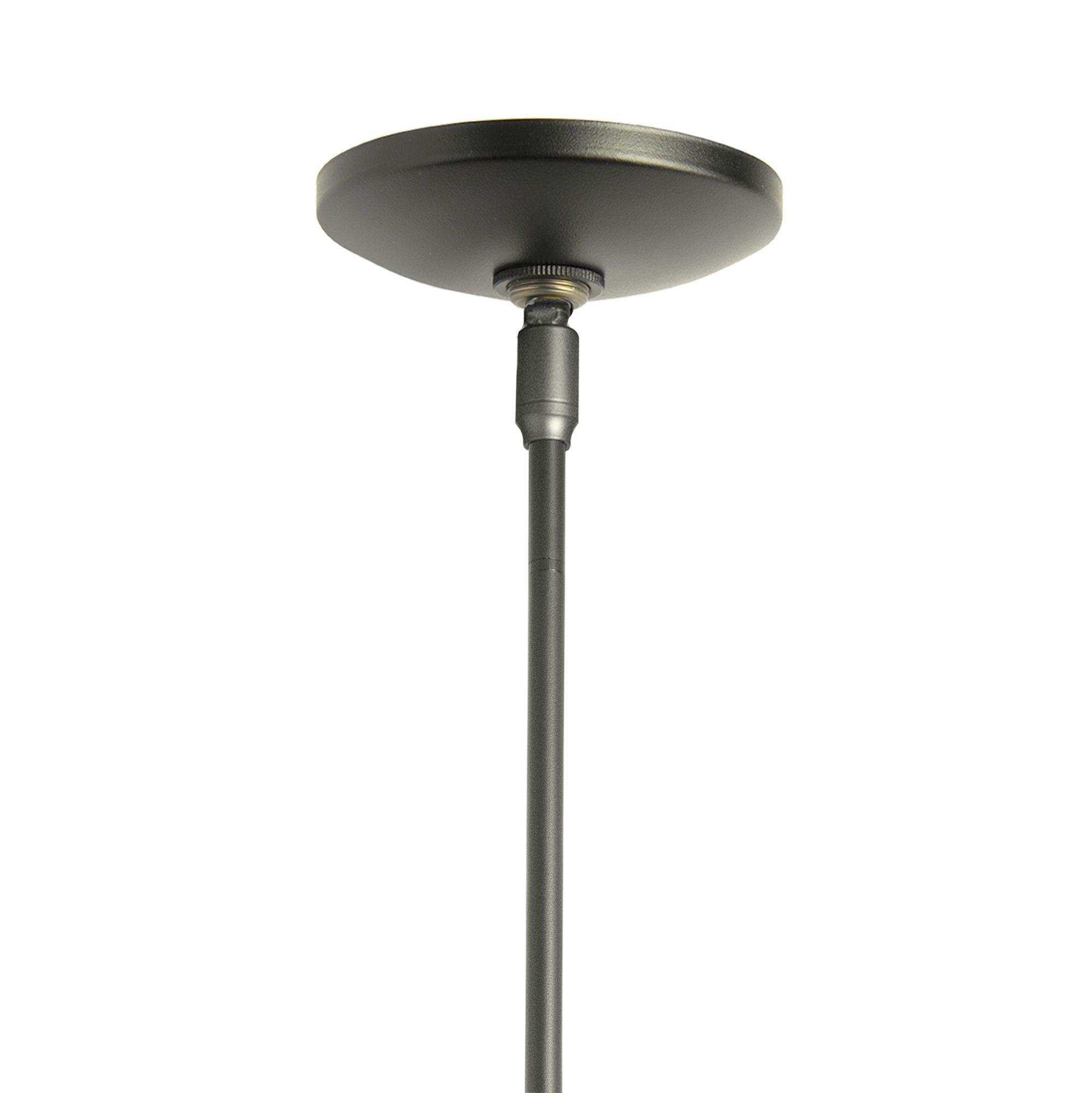 Image 3 Corona Mini Pendant Smoke Glass w/Frosted Diffuser Made to Order more views