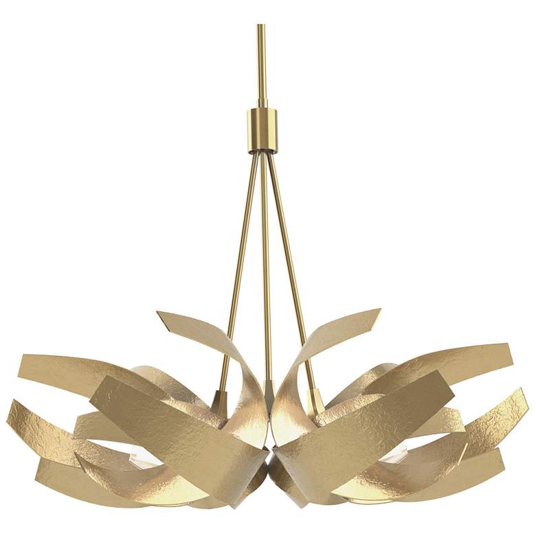 Image 1 Corona Pendant - Modern Brass - Clear - Frosted Diffuser