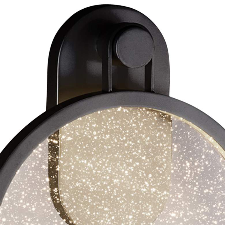 Image 2 Coronado 15" High Matte Black LED Outdoor Wall Light more views