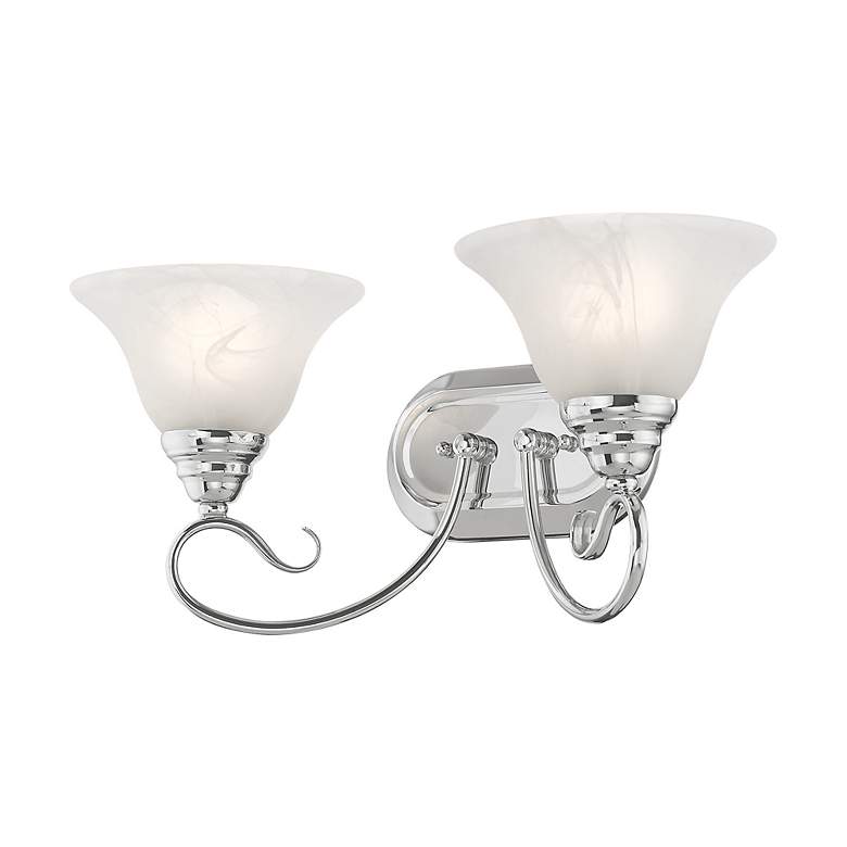 Image 7 Coronado 2-Light 8.5-in Chrome Bell Vanity Light more views