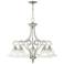 Coronado 25 1/2" Wide Brushed Nickel 5-Light Chandelier