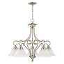 4_Coronado 25 1/2" Wide Brushed Nickel 5-Light Chandelier more views