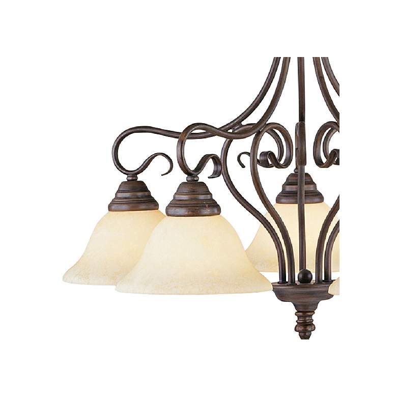 Image 4 Coronado 25 1/2" Wide Imperial Bronze 5-Light Chandelier more views