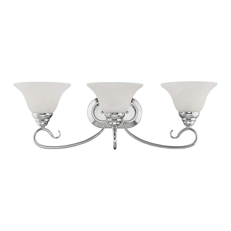 Image 3 Coronado 3-Light 8.5-in Chrome Bell Vanity Light more views