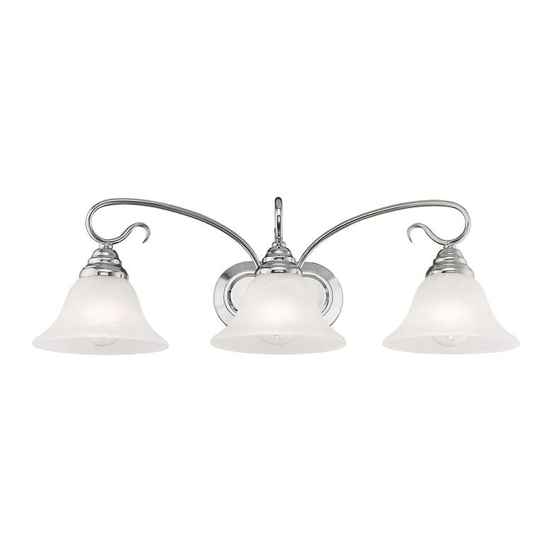 Image 5 Coronado 3-Light 8.5-in Chrome Bell Vanity Light more views