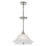 7_Coronado 34 1/2" Wide Brushed Nickel 2-Light Linear Pendant more views
