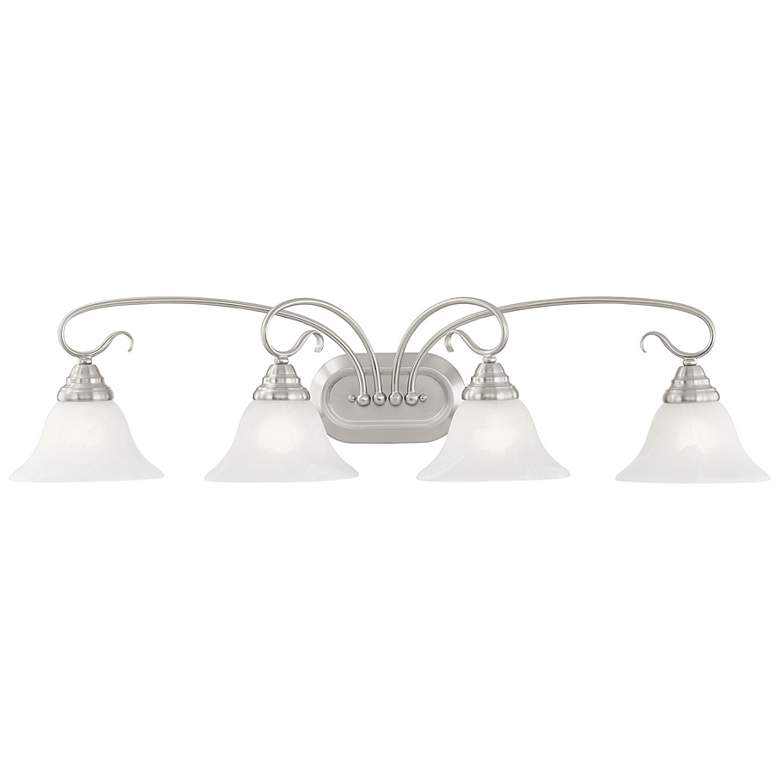 Image 3 Coronado 36 1/4" Wide Brushed Nickel 4-Light Bath Light more views