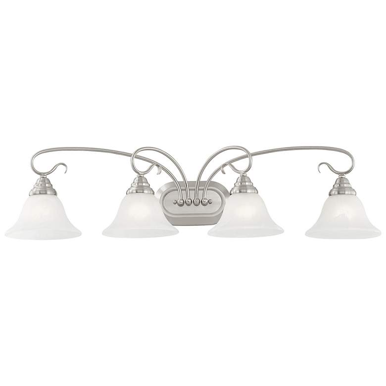Image 5 Coronado 36 1/4" Wide Brushed Nickel 4-Light Bath Light more views