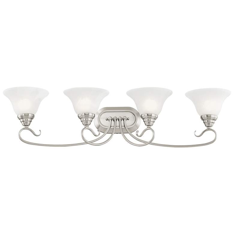Image 6 Coronado 36 1/4" Wide Brushed Nickel 4-Light Bath Light more views
