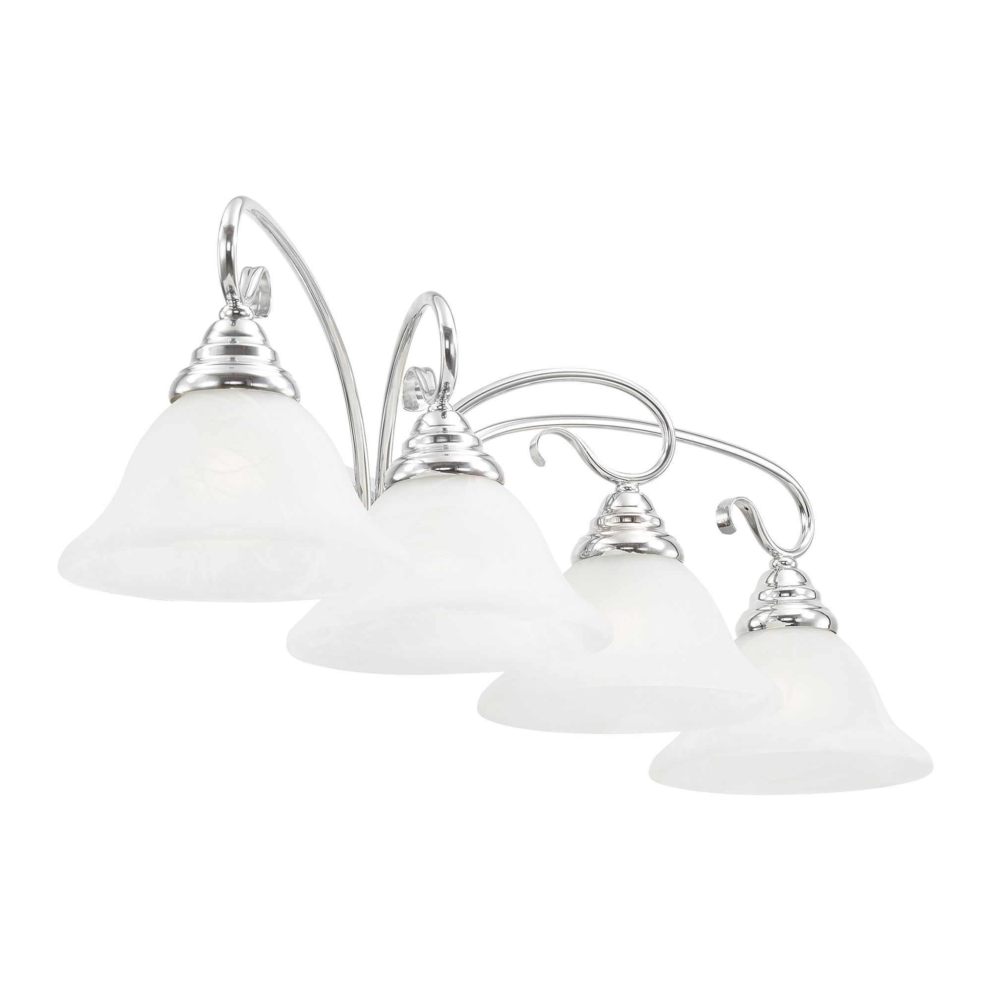 Coronado 4-Light 8.5-in Chrome Bell Vanity Light