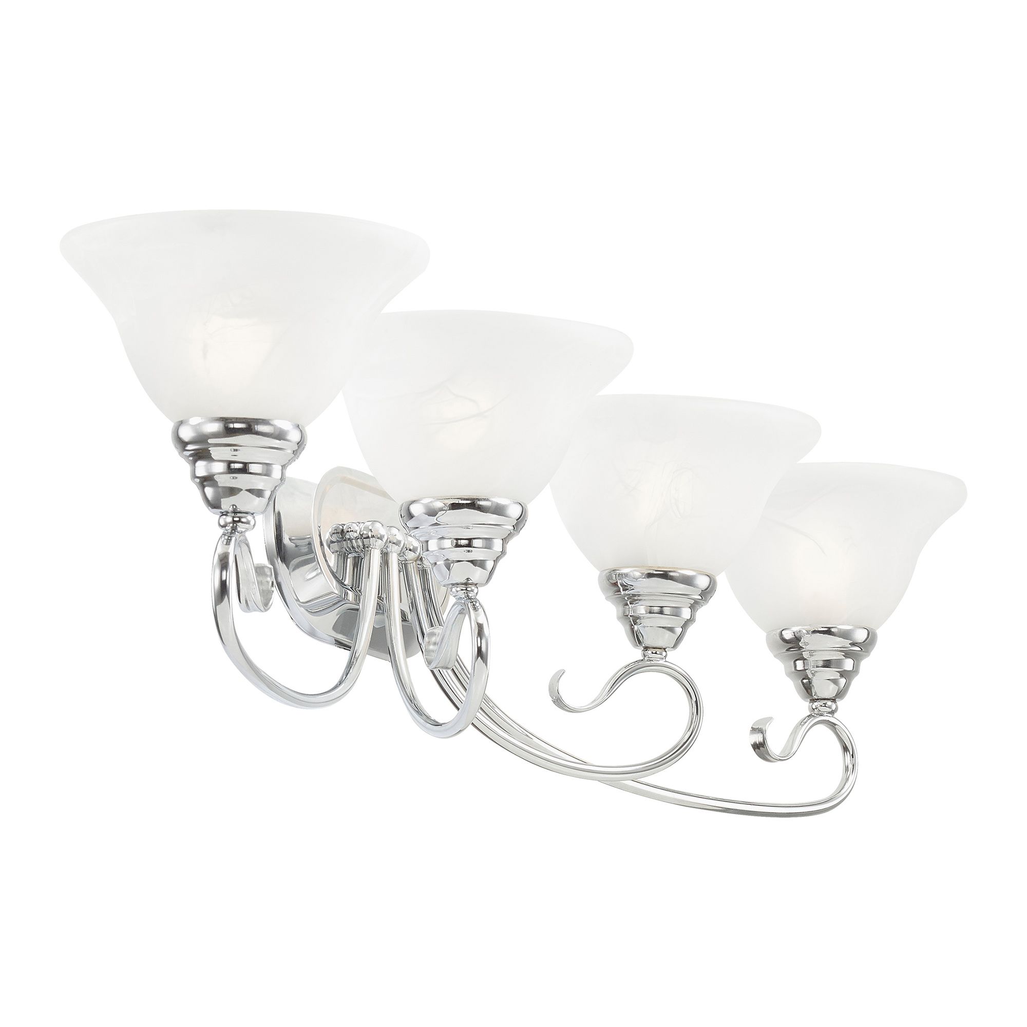 Coronado 4-Light 8.5-in Chrome Bell Vanity Light