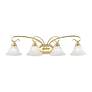 7_Coronado 4-Light 8.5-in Polished Brass Bell Vanity Light more views