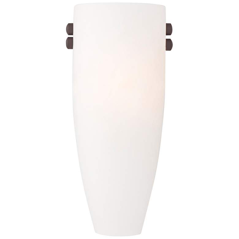 Image 1 Coronado 5.75-in W 1-Light Brushed Nickel Pocket Wall Sconce