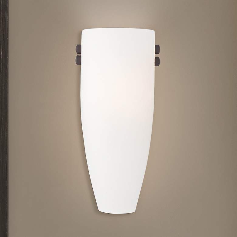 Image 2 Coronado 5.75-in W 1-Light Brushed Nickel Pocket Wall Sconce