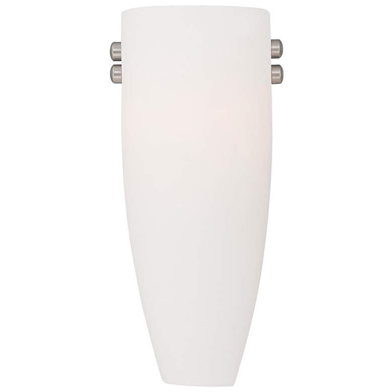 Image 7 Coronado 5.75-in W 1-Light Brushed Nickel Pocket Wall Sconce more views
