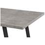 3_Coronado 71 in. Dining Table in Gray Powder Coated Finish, Cement Gray Top more views