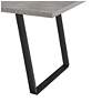4_Coronado 71 in. Dining Table in Gray Powder Coated Finish, Cement Gray Top more views