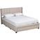 Coronado Beige Tufted Fabric 3-Drawer Platform Bed