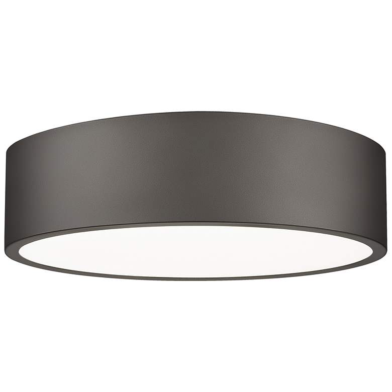 Image 1 Coronado by Z-Lite Bronze 16 inch 1 Light Flush Mount