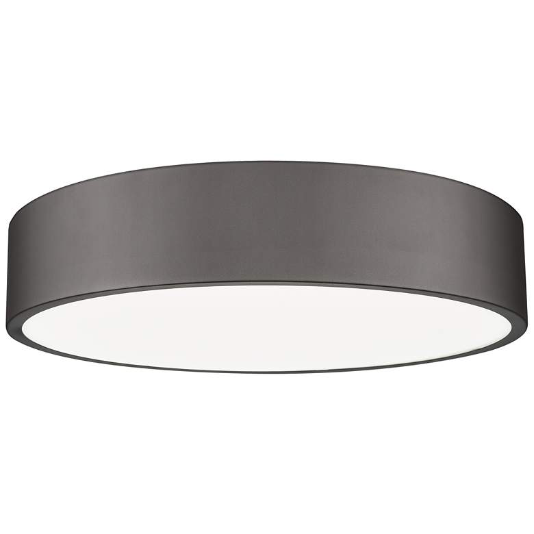 Image 1 Coronado by Z-Lite Bronze 20 inch 1 Light Flush Mount