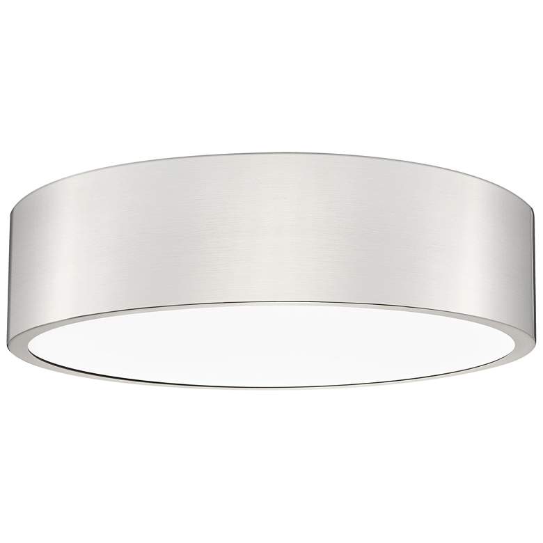 Image 1 Coronado by Z-Lite Brushed Nickel 16 inch 1 Light Flush Mount