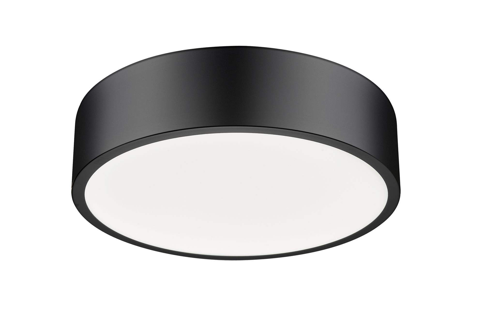 Image 4 Coronado by Z-Lite Matte Black 16 inch 1 Light Flush Mount more views
