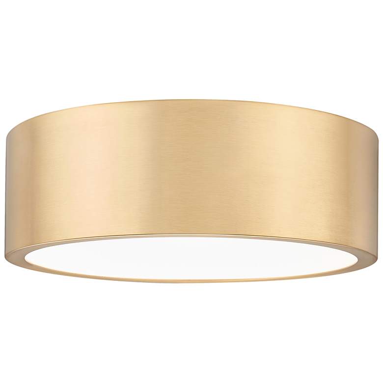 Image 1 Coronado by Z-Lite Modern Gold 12.25 inch 1 Light Flush Mount