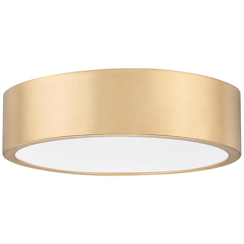 Image 1 Coronado by Z-Lite Modern Gold 16 inch 1 Light Flush Mount