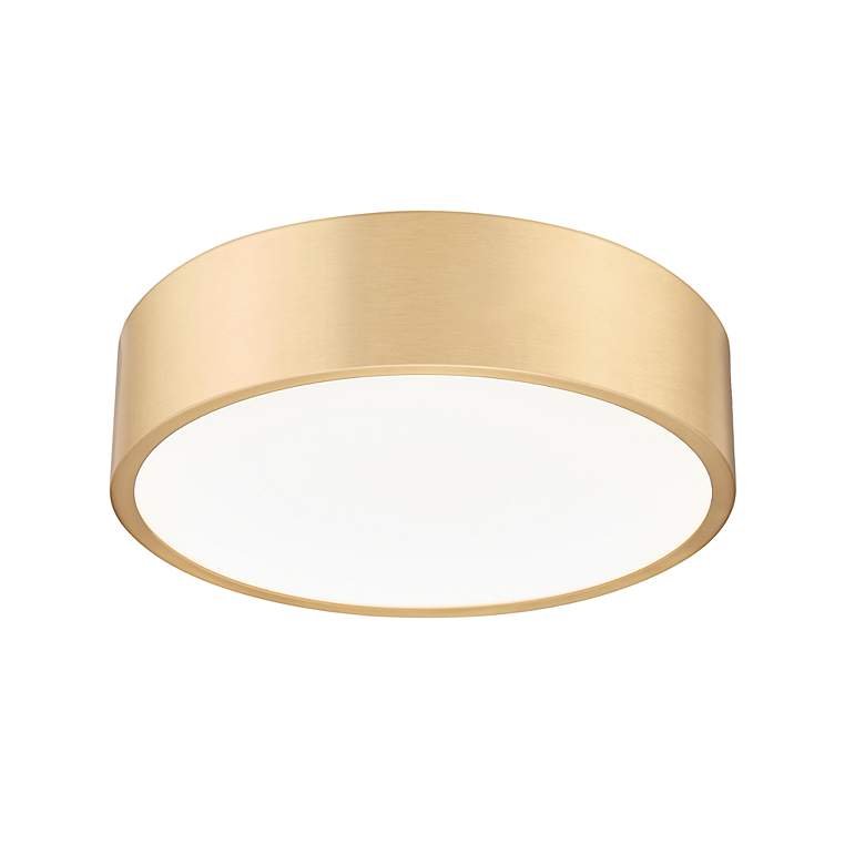 Image 5 Coronado by Z-Lite Modern Gold 16 inch 1 Light Flush Mount more views