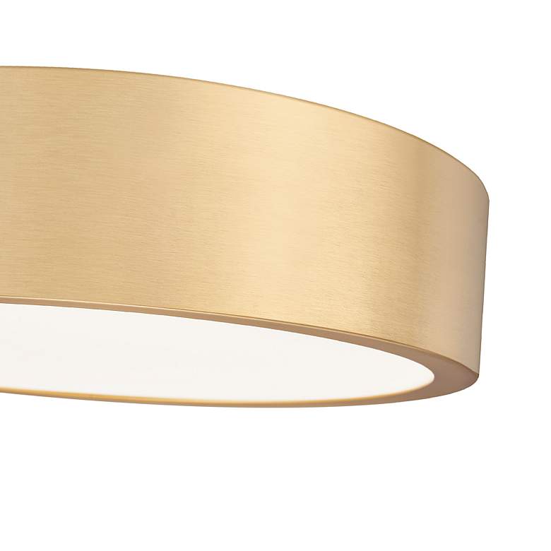 Image 6 Coronado by Z-Lite Modern Gold 16 inch 1 Light Flush Mount more views