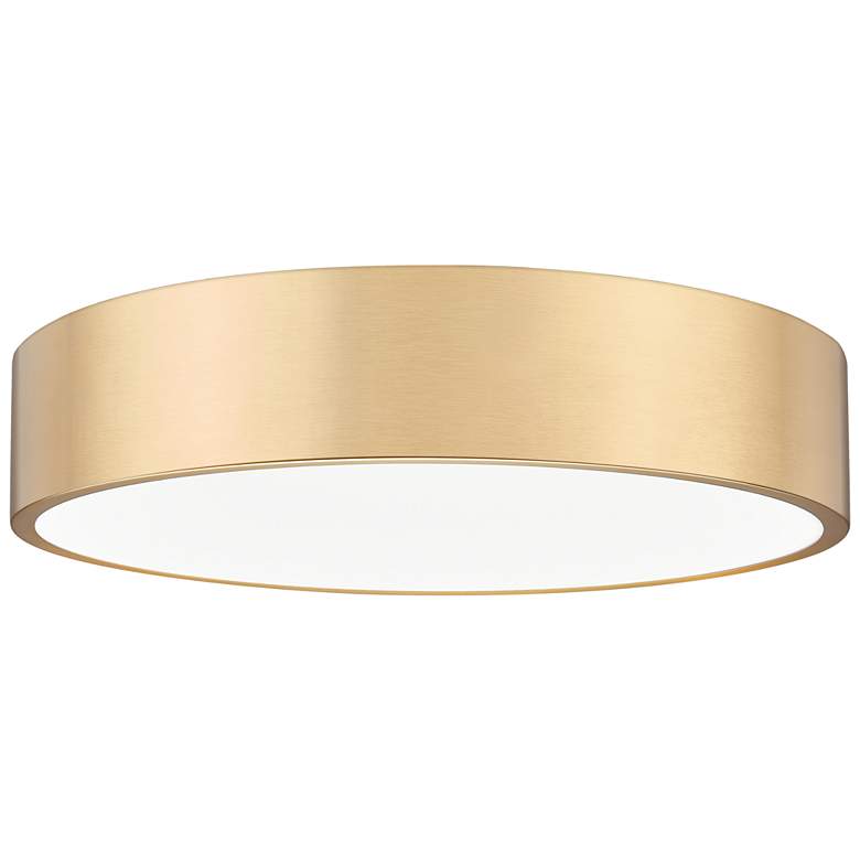 Image 1 Coronado by Z-Lite Modern Gold 20 inch 1 Light Flush Mount