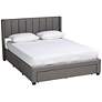 2_Coronado Gray Tufted Fabric 3-Drawer Full Platform Bed