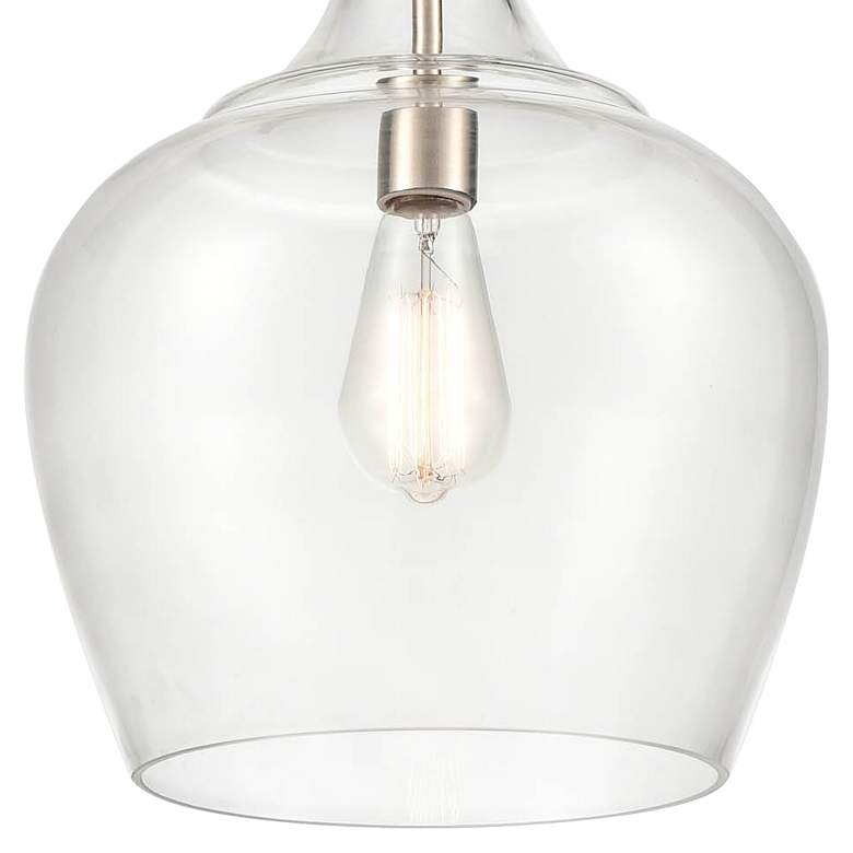 Image 2 Corra 12" Wide Modern Gold Clear Glass Mini Pendant more views