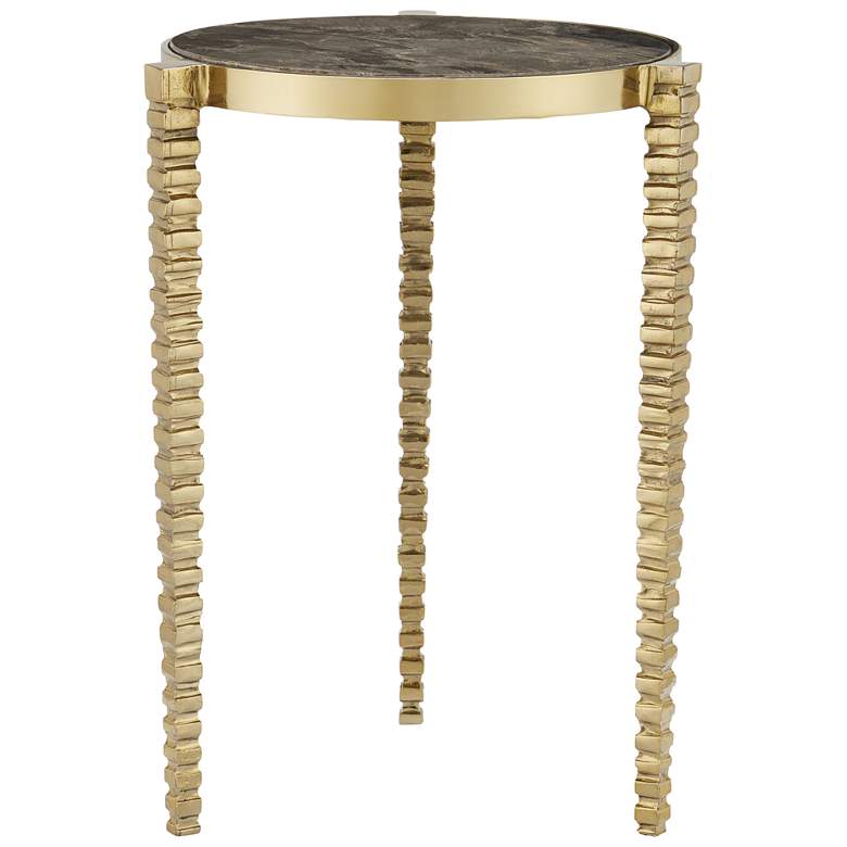 Image 1 Corrado Cappuccino Marble Accent Table