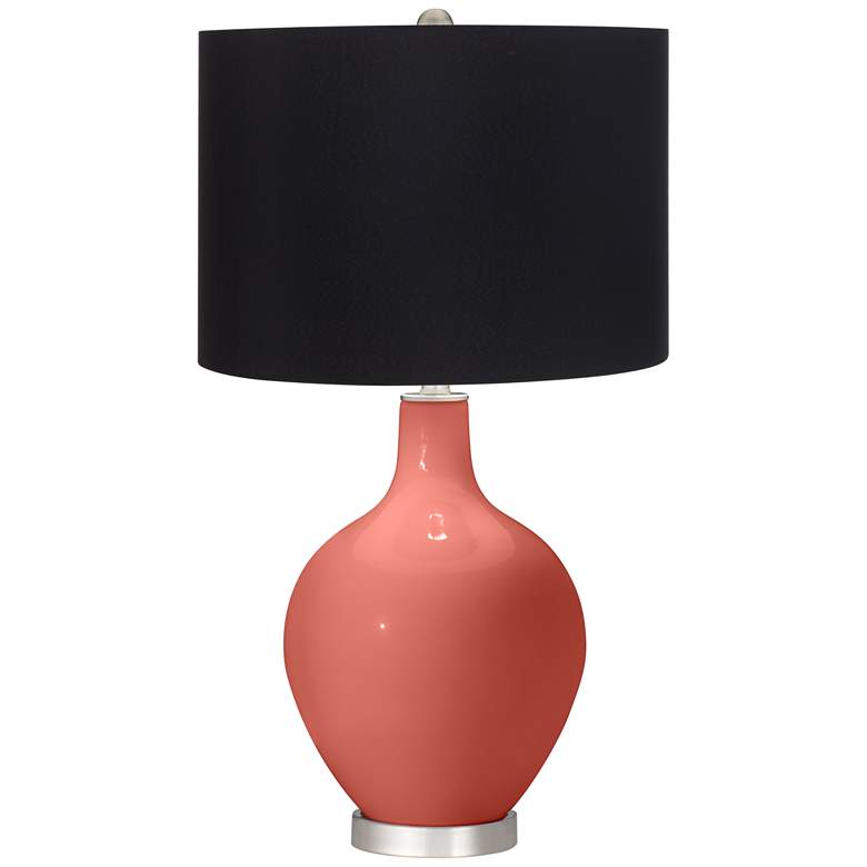 Image 1 Corral Reef Black Shade Ovo Table Lamp