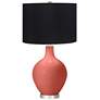Corral Reef Black Shade Ovo Table Lamp