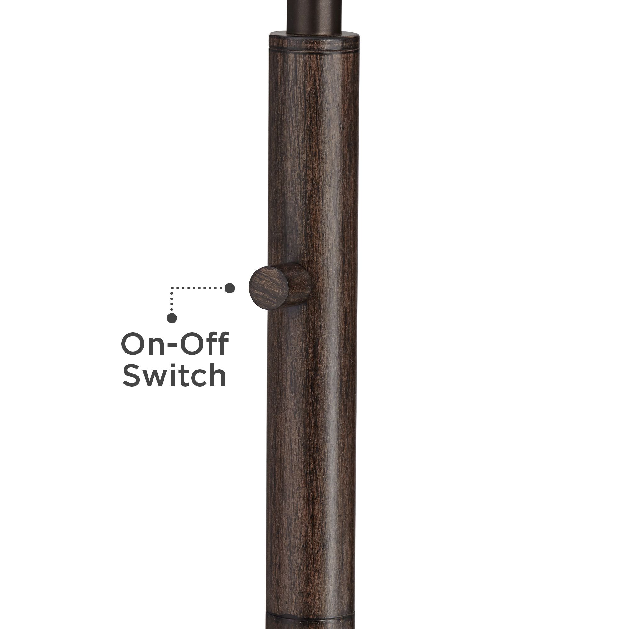 Image 3 Corrie 67" High Bronze Downbridge Floor Lamp more views