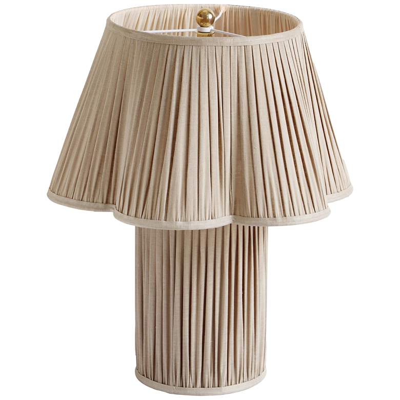 Image 2 Corrine 19 1/2" High Beige Linen Accent Table Lamp
