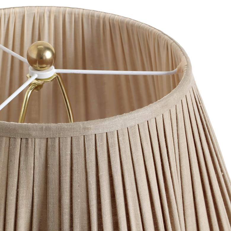 Image 3 Corrine 19 1/2" High Beige Linen Accent Table Lamp more views