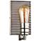 Corrugated Steel 9"H Weathered Zinc and Nickel Wall Sconce