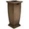 Corsica 28" High Gradient Gray Gas Outdoor Fire Column