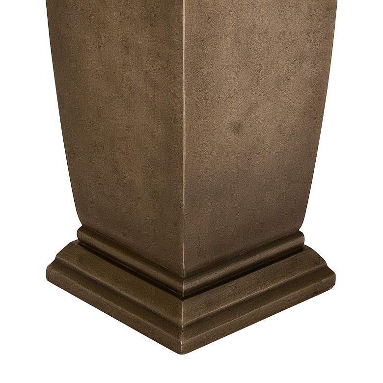 Image 4 Corsica 28" High Gradient Gray Gas Outdoor Fire Column more views