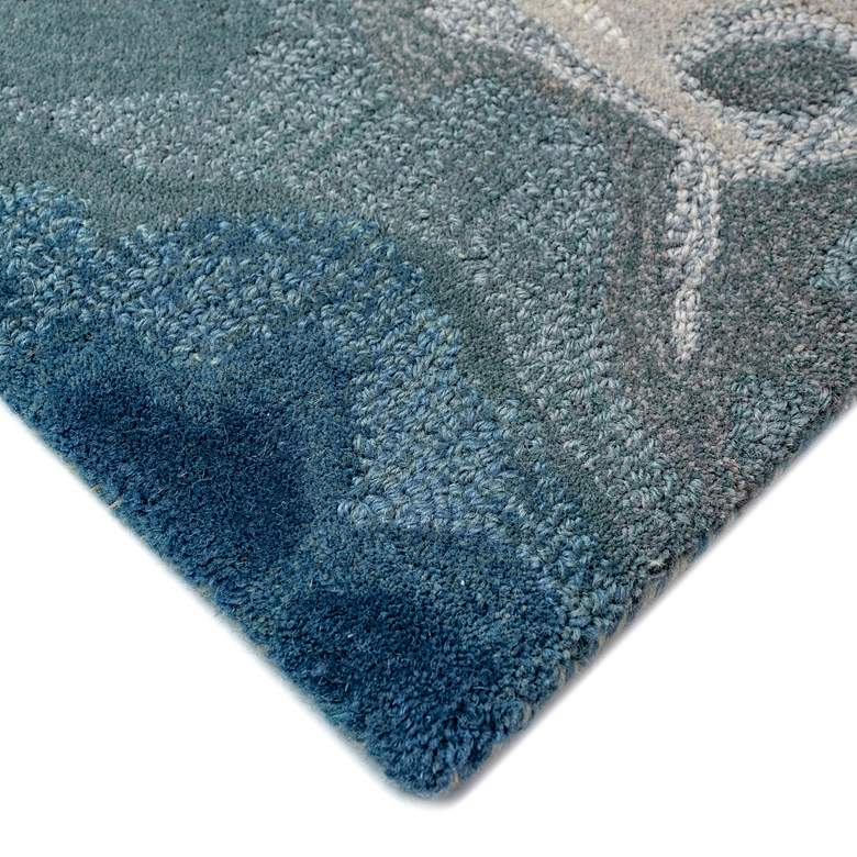 Corsica Water 914603 5&#39;x7&#39;6 inch Blue Rectangular Area Rug more views
