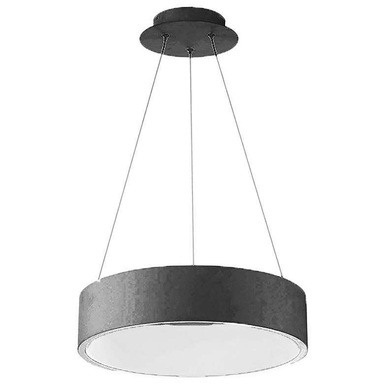 Image 1 Corso 4.19"H x 17.69"W 1-Light Pendant in Black