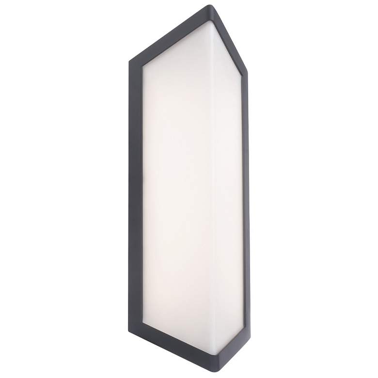 Image 1 Corte 15.38 inchH x 5.5 inchW 1-Light Outdoor Wall Light in Black